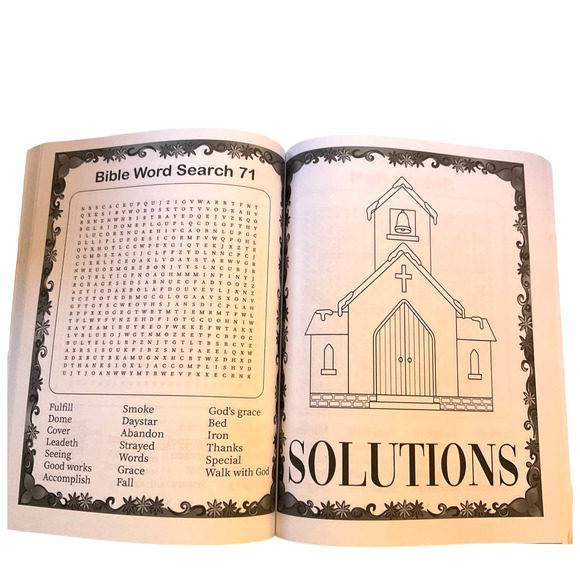 Bible Verse Word Search for Adults New Book - Picture 5 of 5